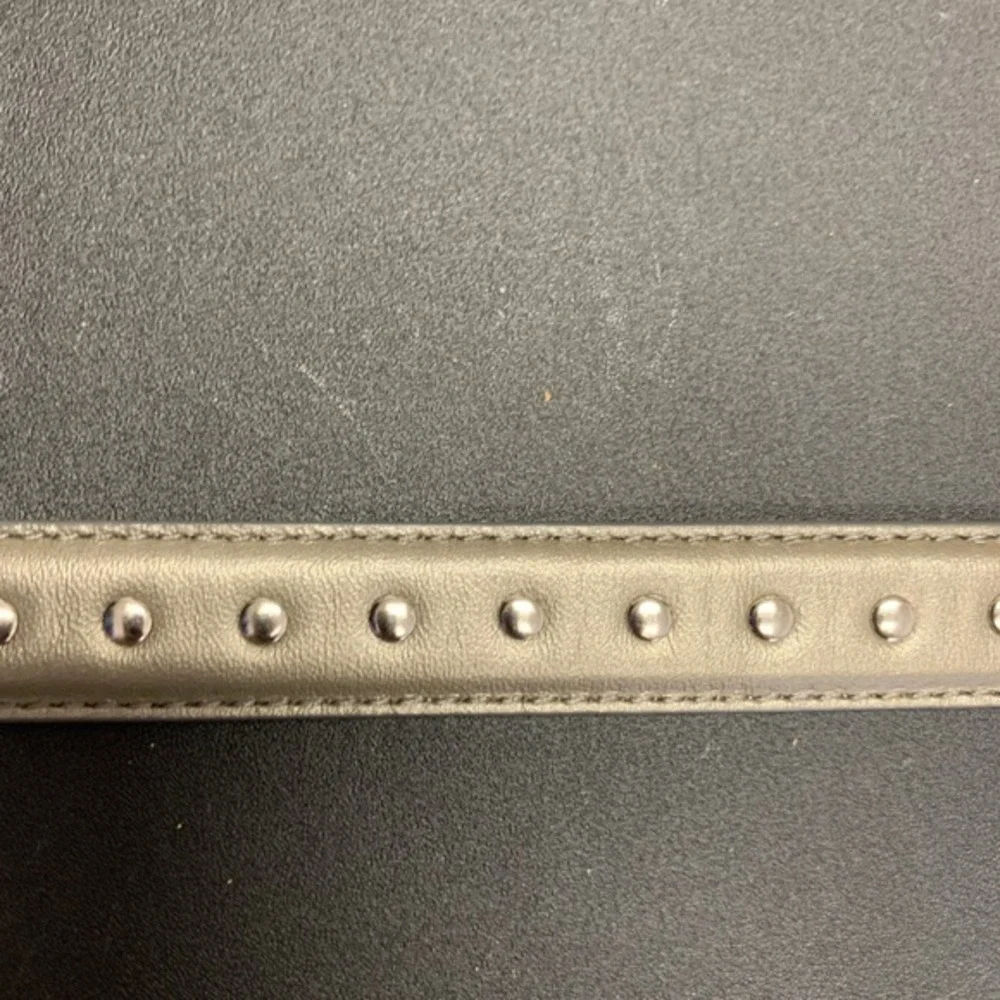 Fossil Metallic Studded Leather Belt‎ Large